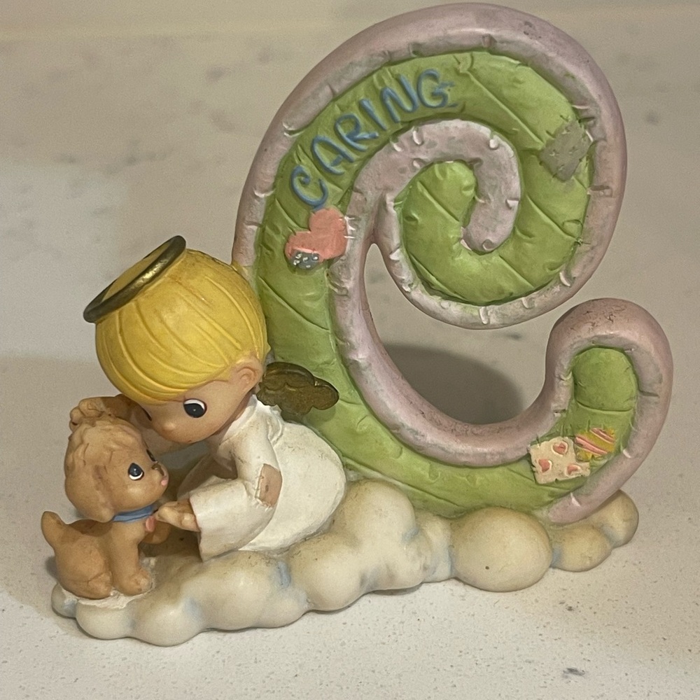Precious Moments Alphabet Figurine Letter C (2002)